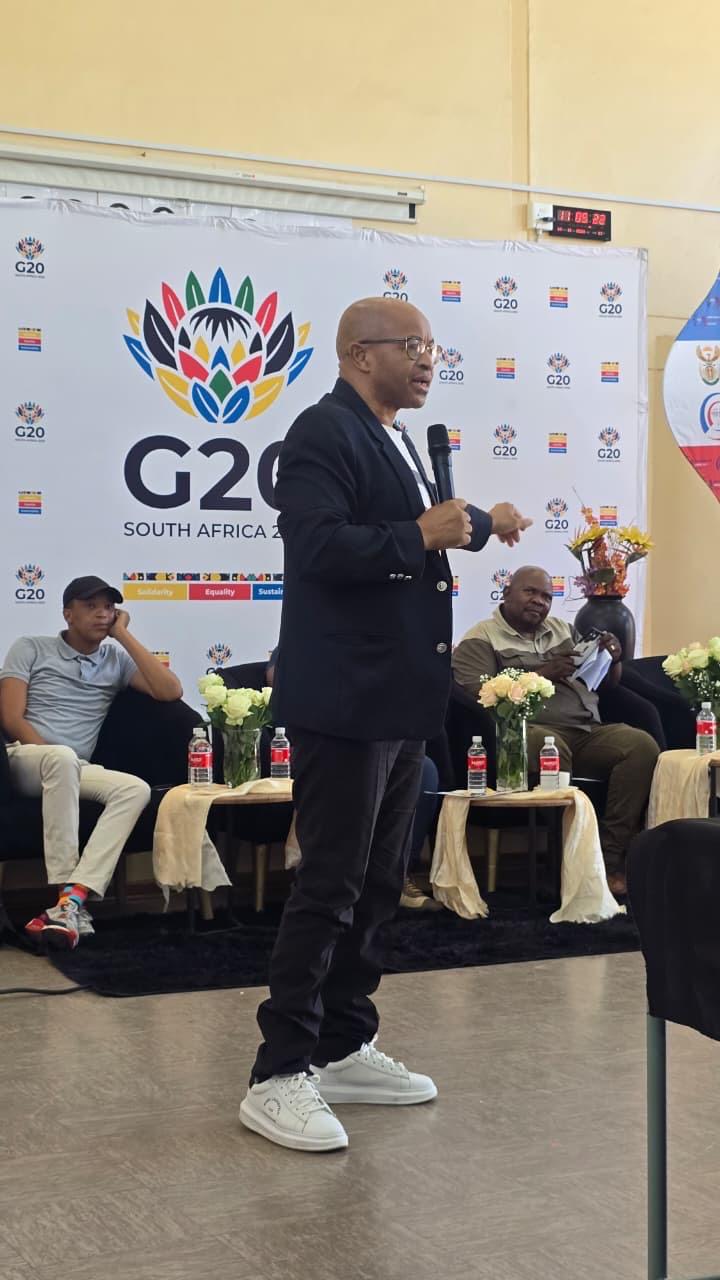 Steven Bosman speaking at G20 South Africa 2025
